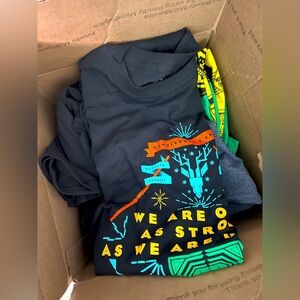 A box full of tshirts
